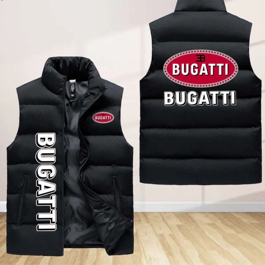 Bugatti Sleeveless Puffer Jacket Custom For Fans Gifts