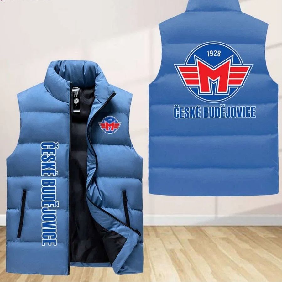 Hc Motor Ceske Budejovice Sleeveless Puffer Jacket Custom For Fans Gifts