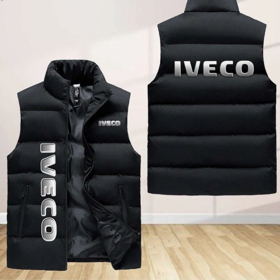 Iveco Sleeveless Puffer Jacket Custom For Fans Gifts