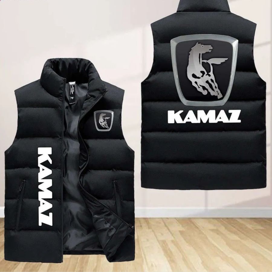 Kamaz Sleeveless Puffer Jacket Custom For Fans Gifts