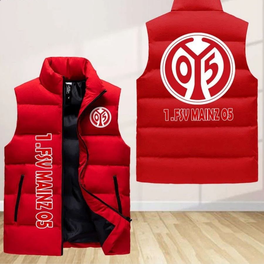 1. Fsv Mainz 05 Sleeveless Puffer Jacket Custom For Fans Gifts