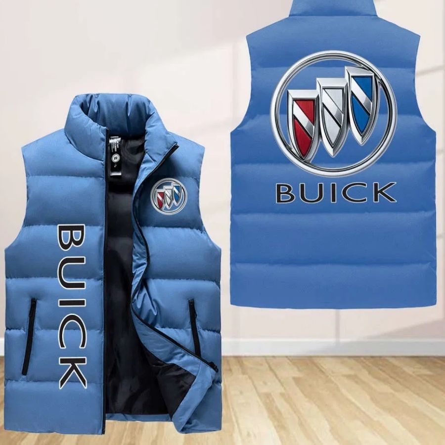 Buick Sleeveless Puffer Jacket Custom For Fans Gifts