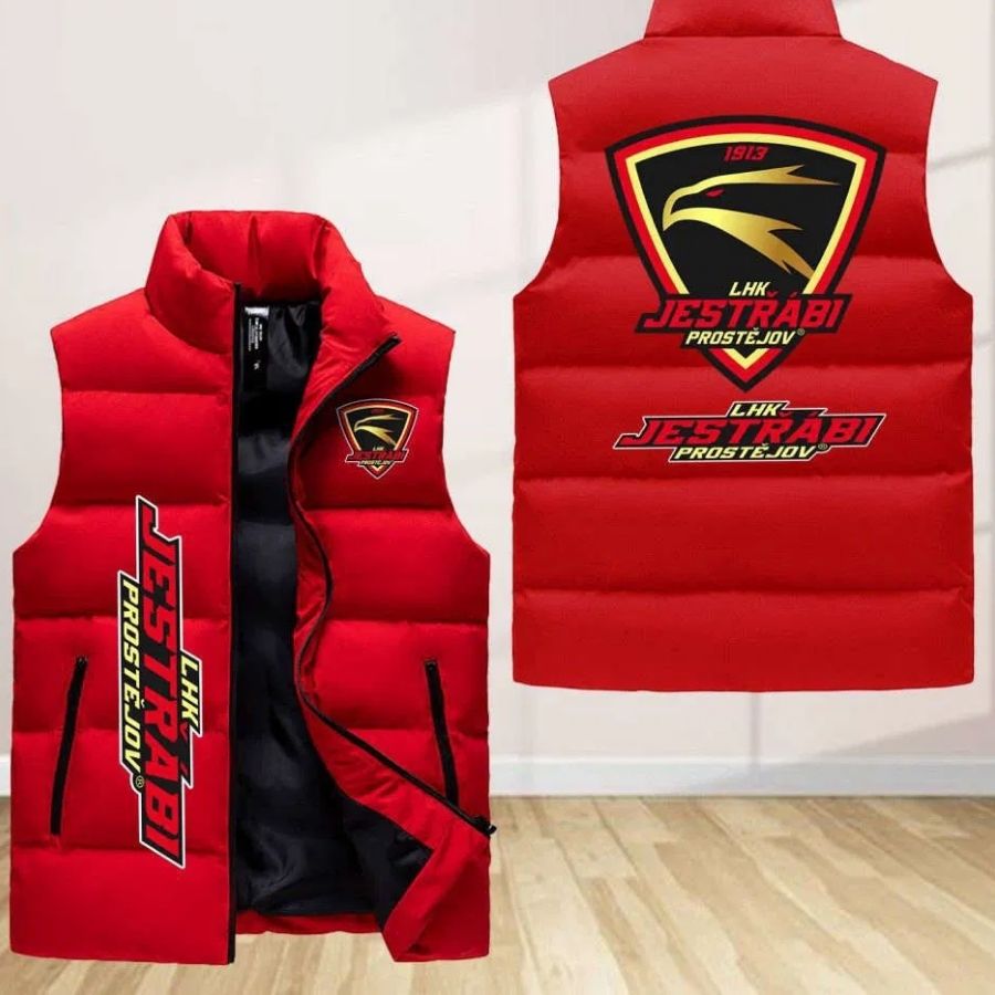 Lhk Jestrabi Prostejov Sleeveless Puffer Jacket Custom For Fans Gifts