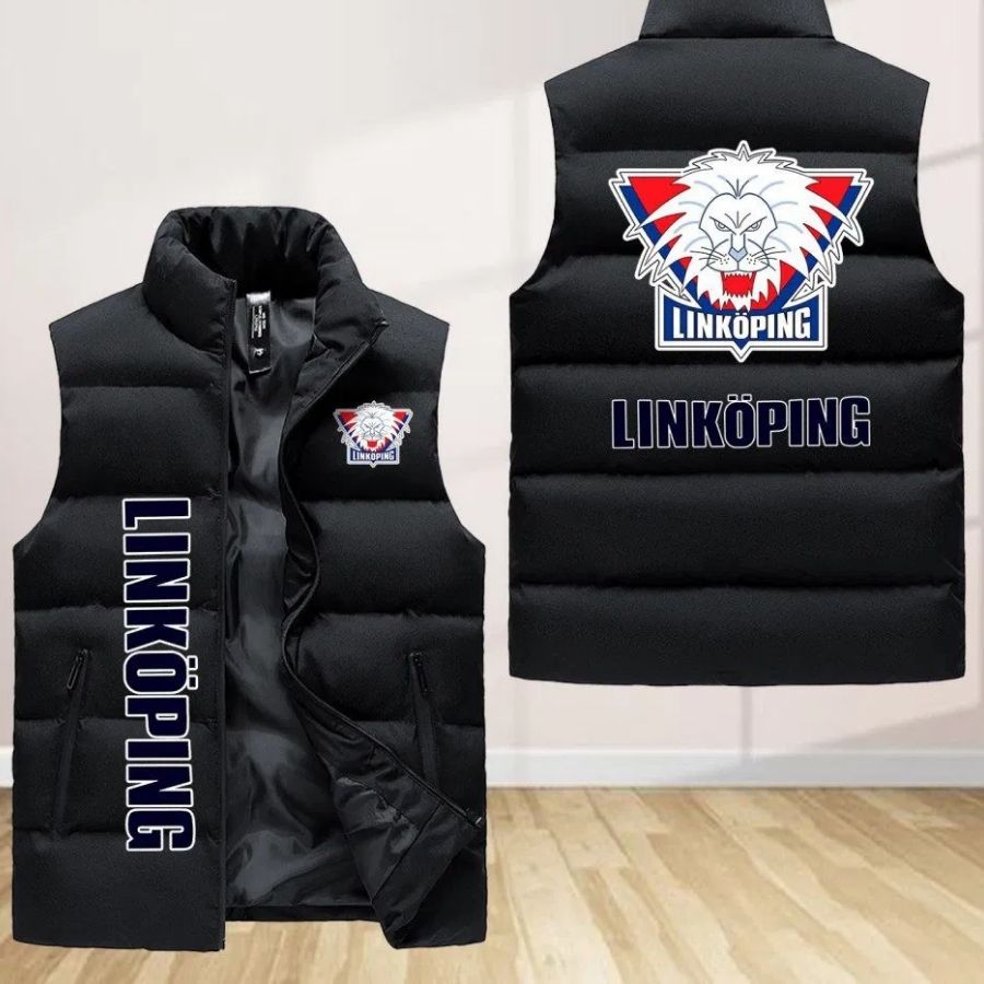 Linkoping Hc Sleeveless Puffer Jacket Custom For Fans Gifts