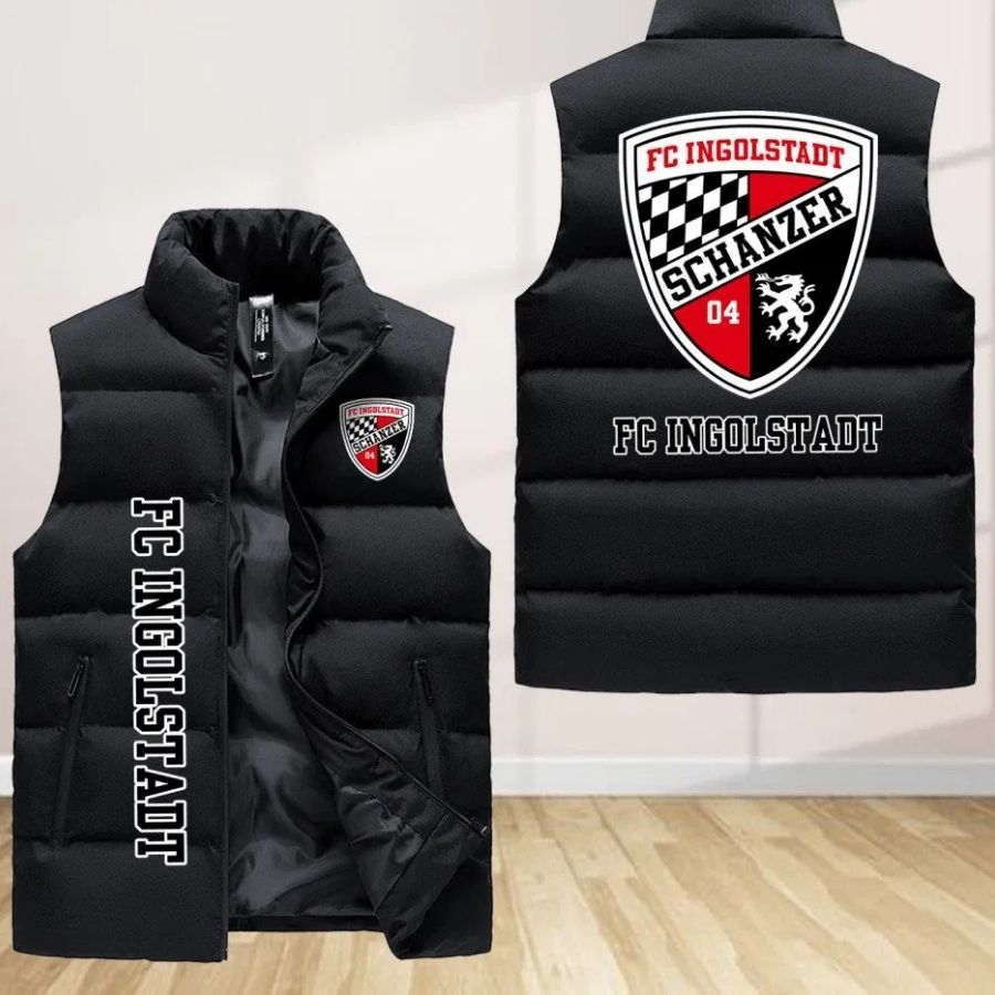Fc Ingolstadt Sleeveless Puffer Jacket Custom For Fans Gifts