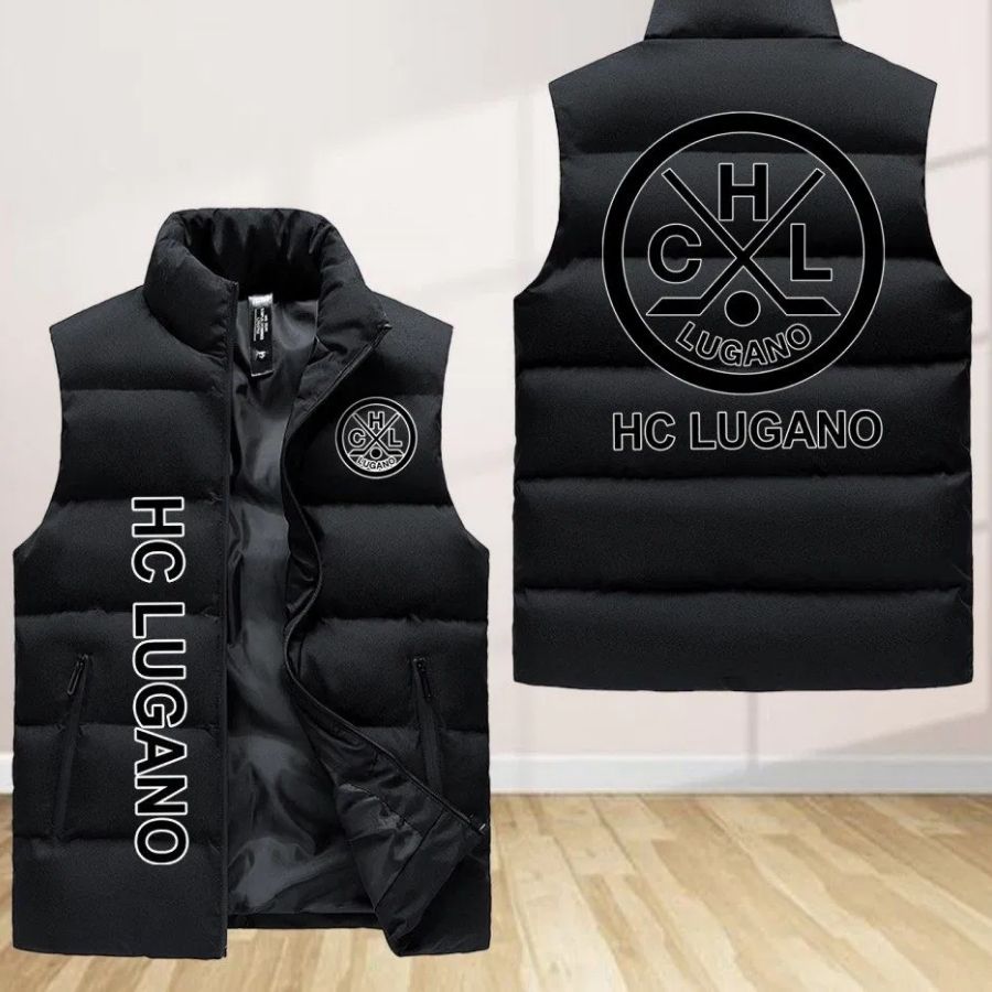 Hc Lugano Sleeveless Puffer Jacket Custom For Fans Gifts