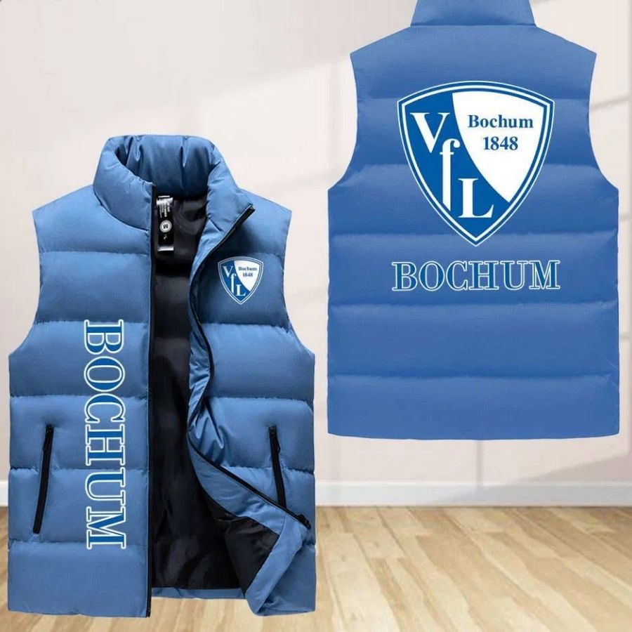 Vfl Bochum Sleeveless Puffer Jacket Custom For Fans Gifts