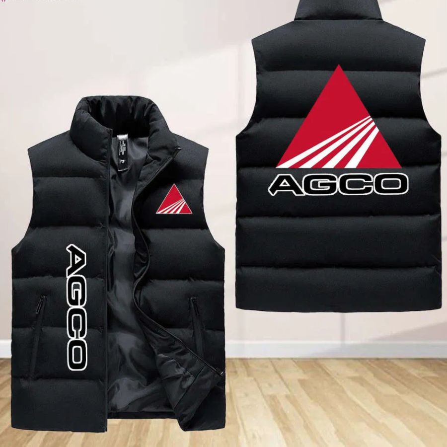 Agco Sleeveless Puffer Jacket Custom For Fans Gifts