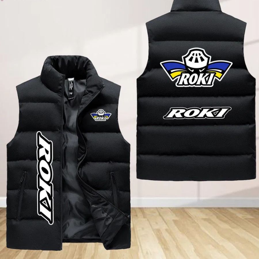 Roki Hockey Sleeveless Puffer Jacket Custom For Fans Gifts