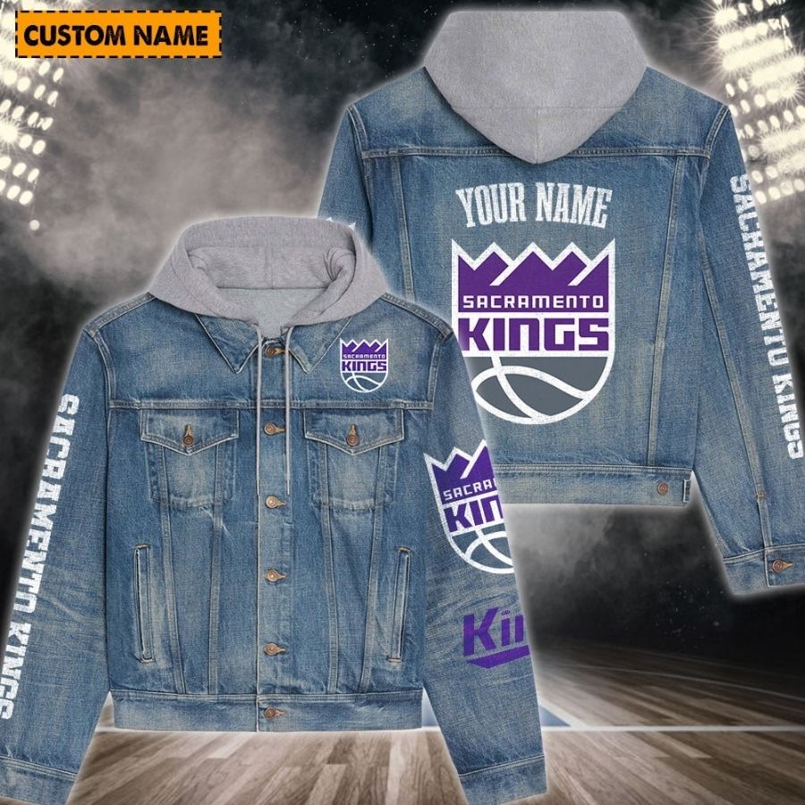 Sacramento Kings New Personalized Hooded Denim Jacket For Fans