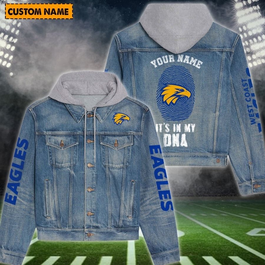 West Coast Eagles New Personalized Fall Fashion Denim Jackets For Men Women For Fans