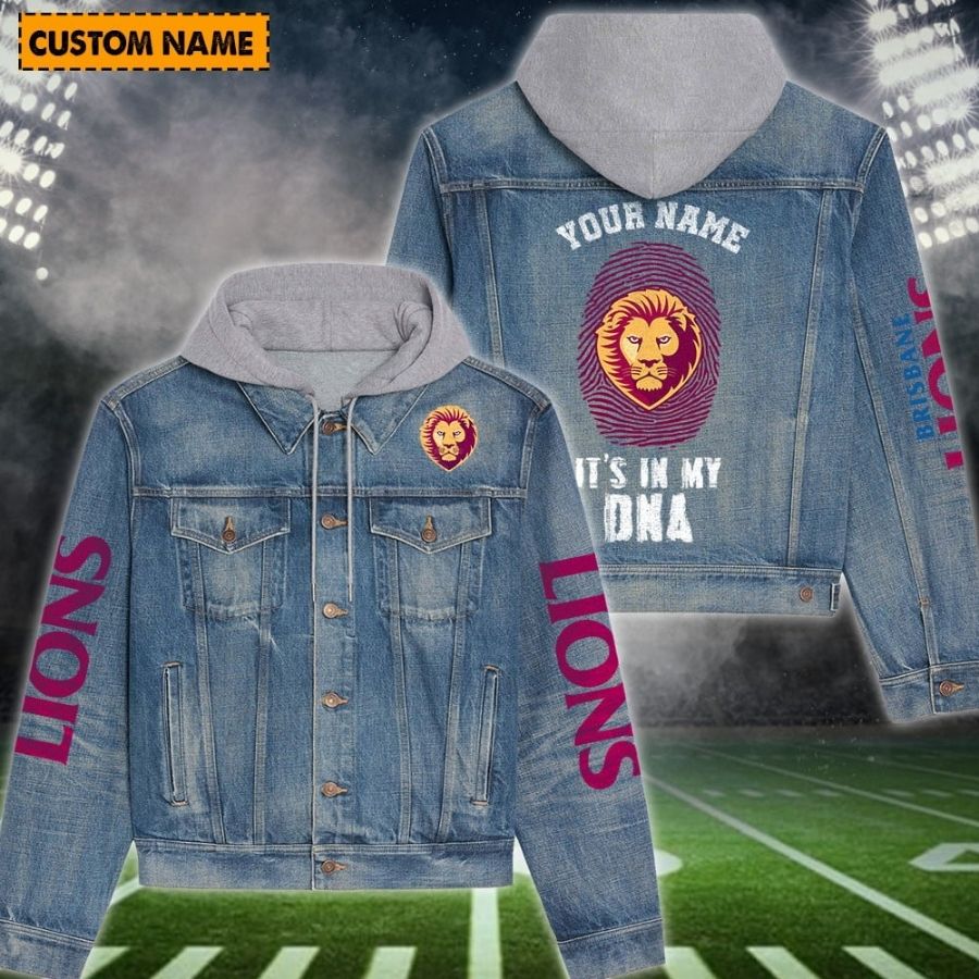 Brisbane Lions New Personalized Fall Fashion Denim Jackets For Men Women For Fans