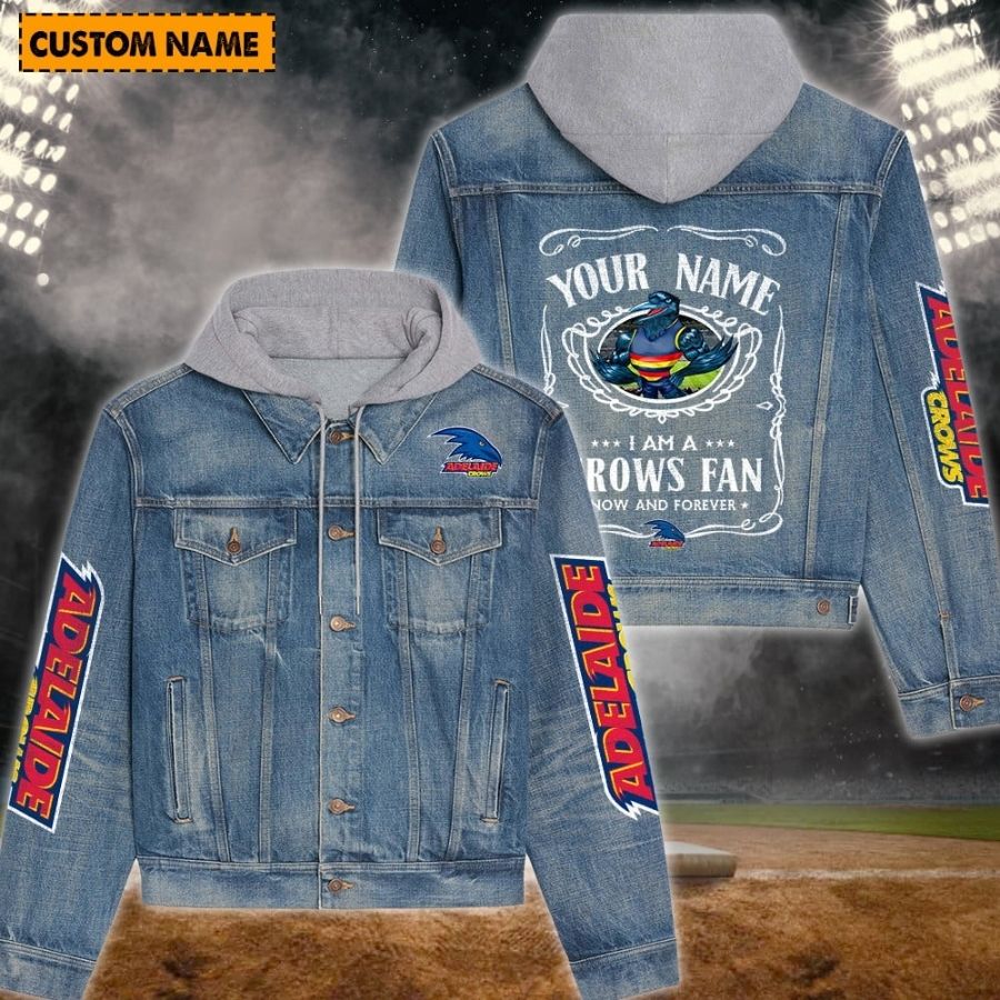 Adelaide New Personalized Hooded Denim Jacket For Fans