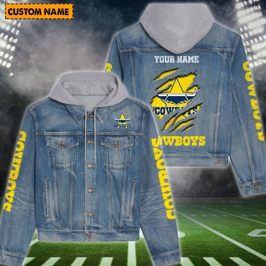North Queensland Cowboys New Personalized Fall Fashion Denim Jackets For Men Women For Fans