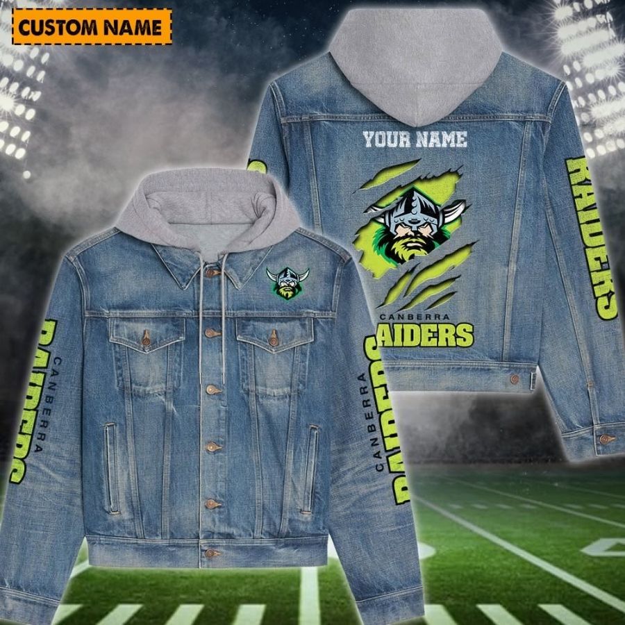Canberra Raiders New Personalized Fall Fashion Denim Jackets For Men Women For Fans