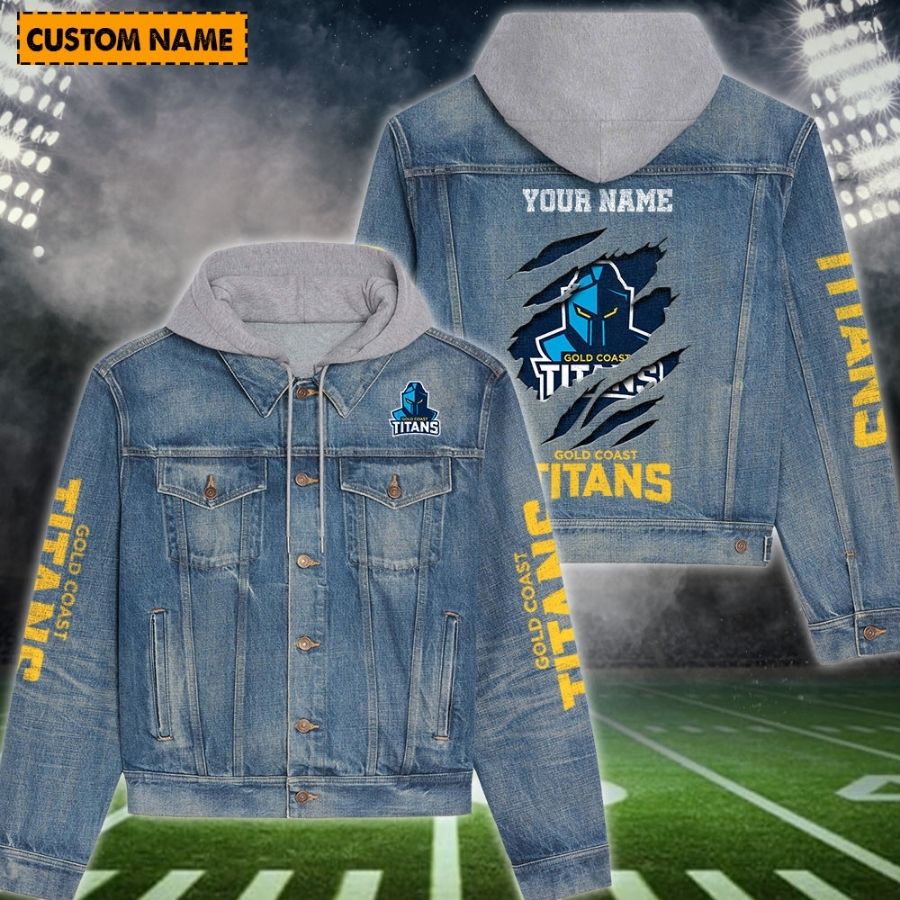 Gold Coast Titans New Personalized Fall Fashion Denim Jackets For Men Women For Fans