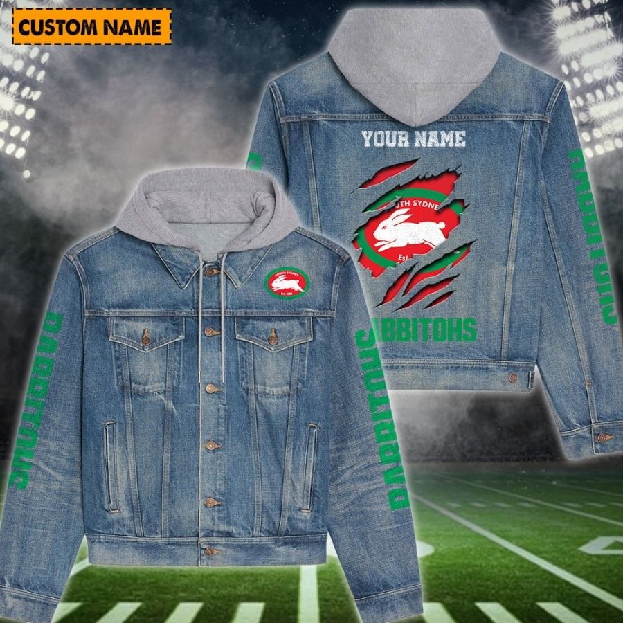 South Sydney Rabbitohs New Personalized Fall Fashion Denim Jackets For Men Women For Fans