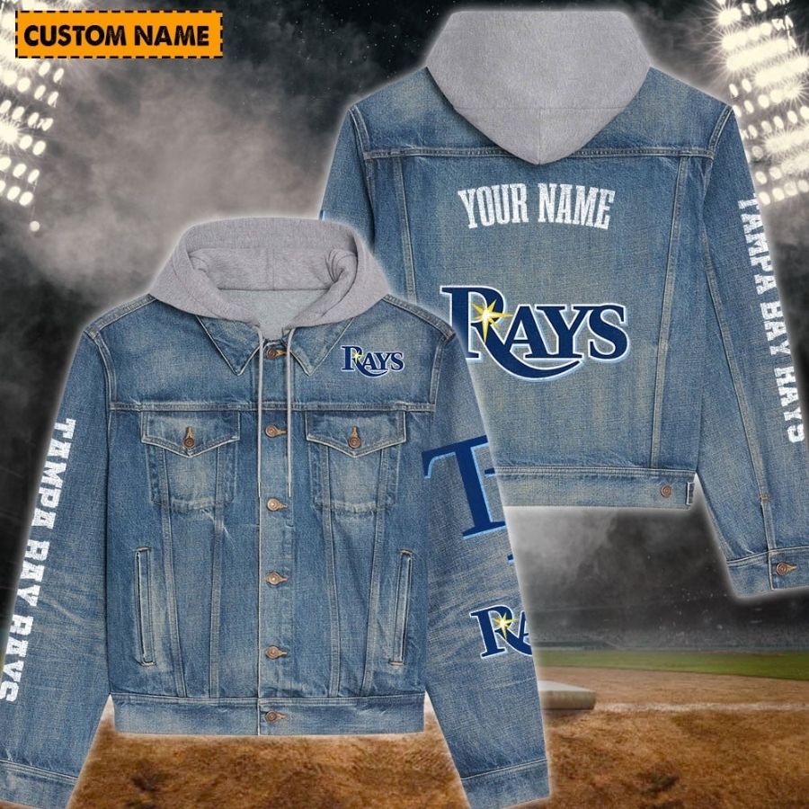 Tampa Bay Rays New Personalized Hooded Denim Jacket For Fans