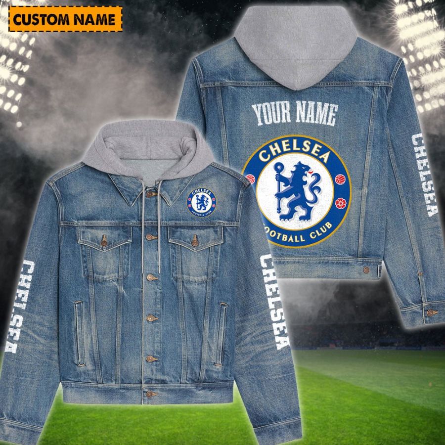 Chelsea New Personalized Hooded Denim Jacket For Fans