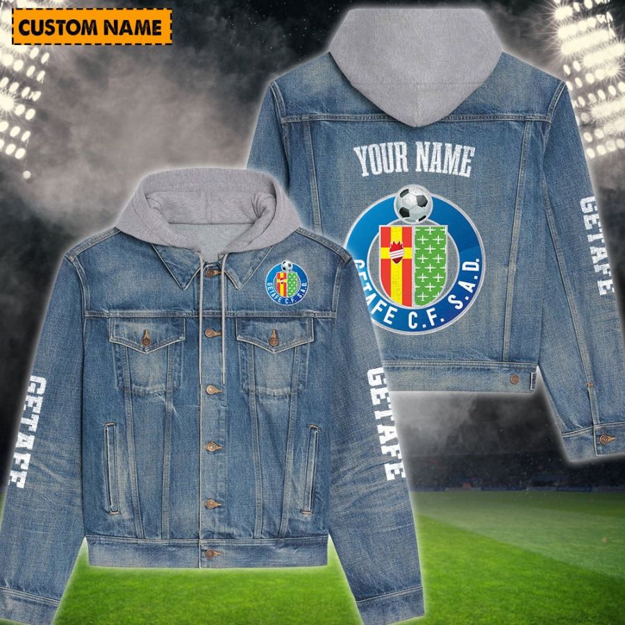 Getafe New Personalized Hooded Denim Jacket For Fans