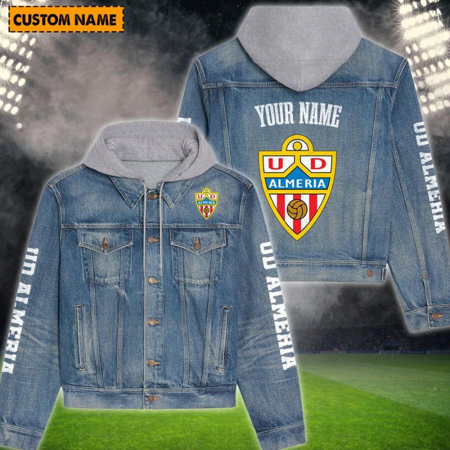 Almeria New Personalized Hooded Denim Jacket For Fans
