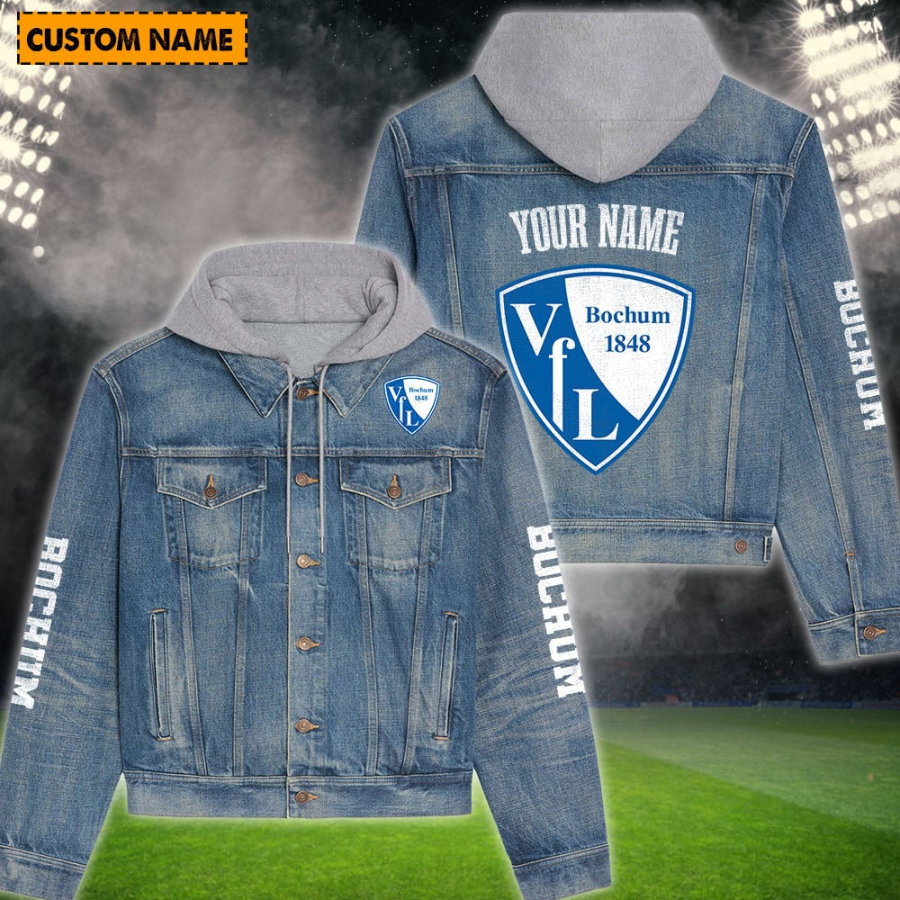 Vfl Bochum 1848 New Personalized Hooded Denim Jacket For Men Women For Fans