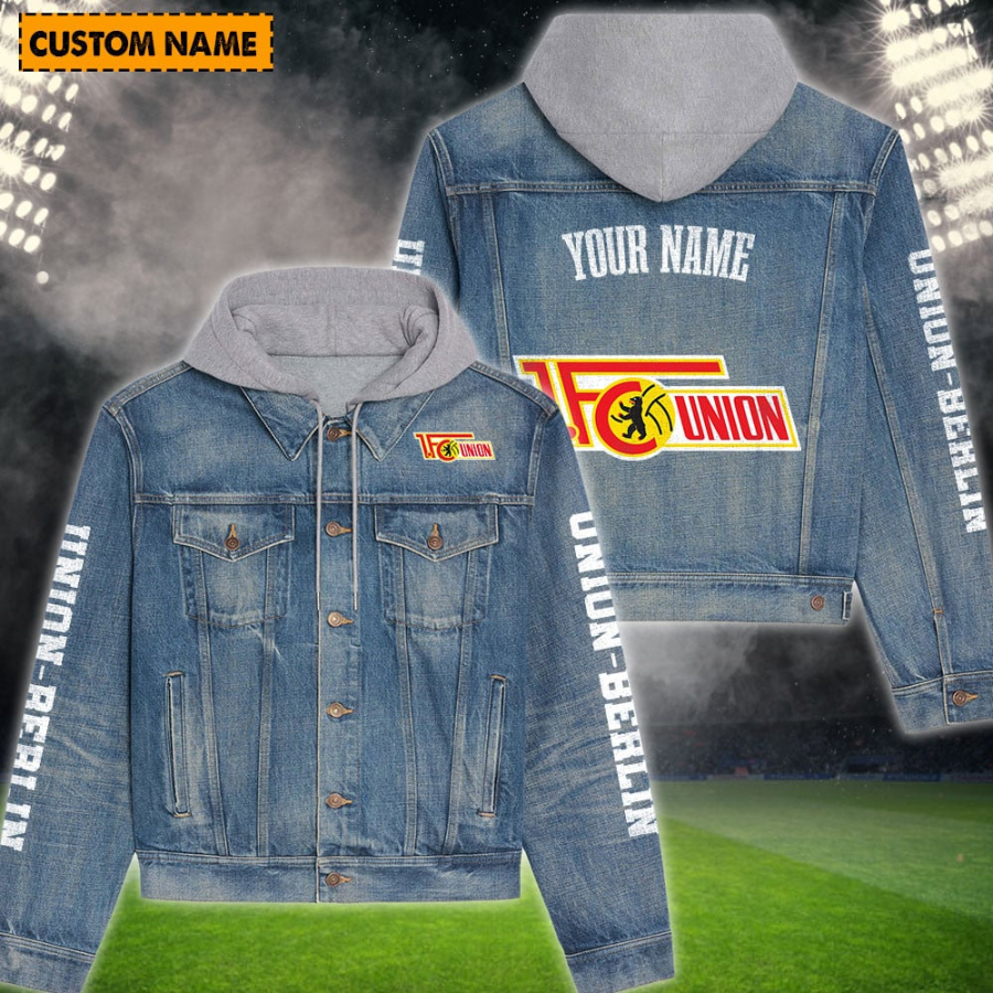 Fc Union Berlinnew Personalized Hooded Denim Jacket For Men Women For Fans