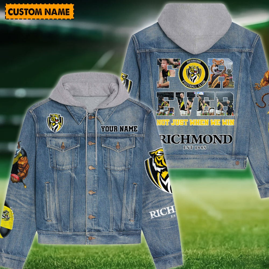 Richmond New Personalized Hooded Denim Jacket For Fans