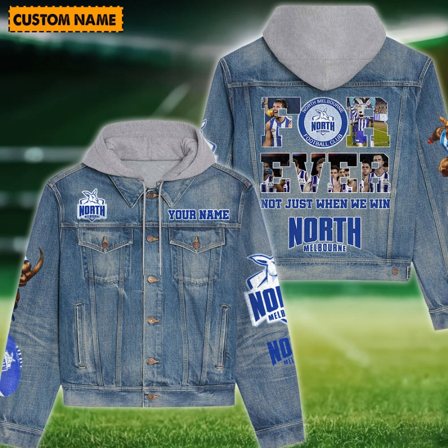 North Melbourne New Personalized Hooded Denim Jacket For Women