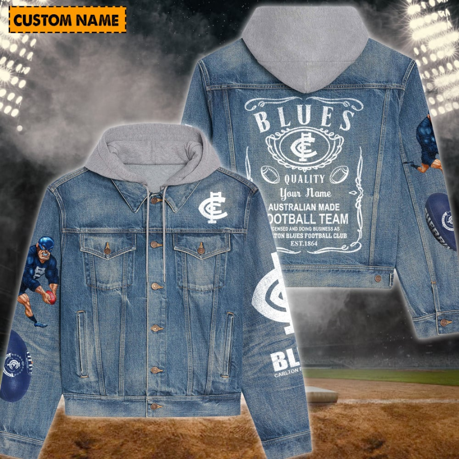 Carlton New Personalized Hooded Denim Jacket For Fan