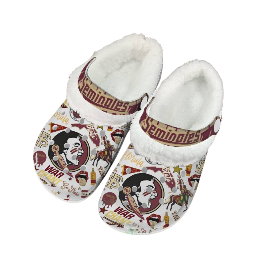 Florida State Seminoles Go Now Crocs Fleece Clog 