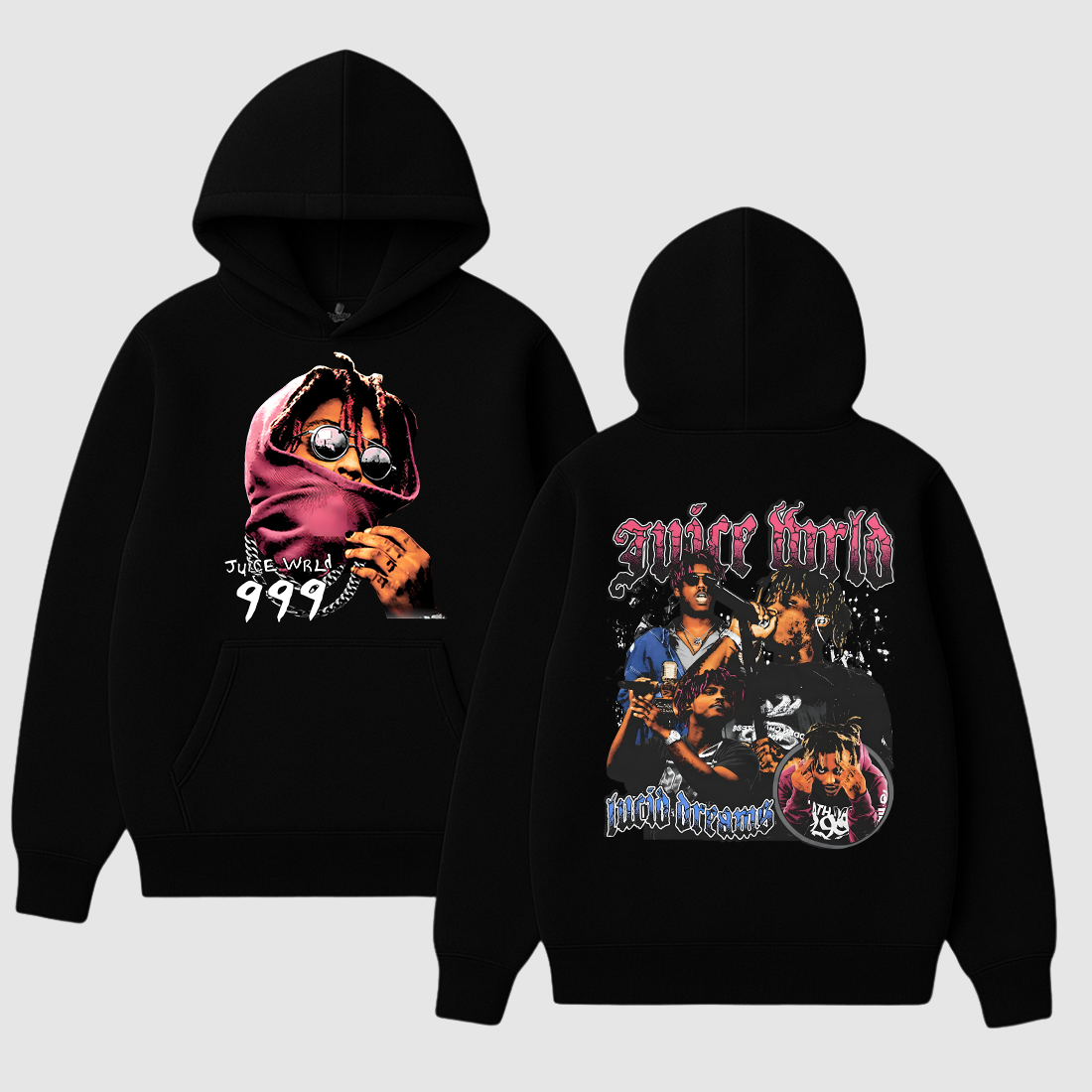 JUICE WRLD HOODIE BLACK