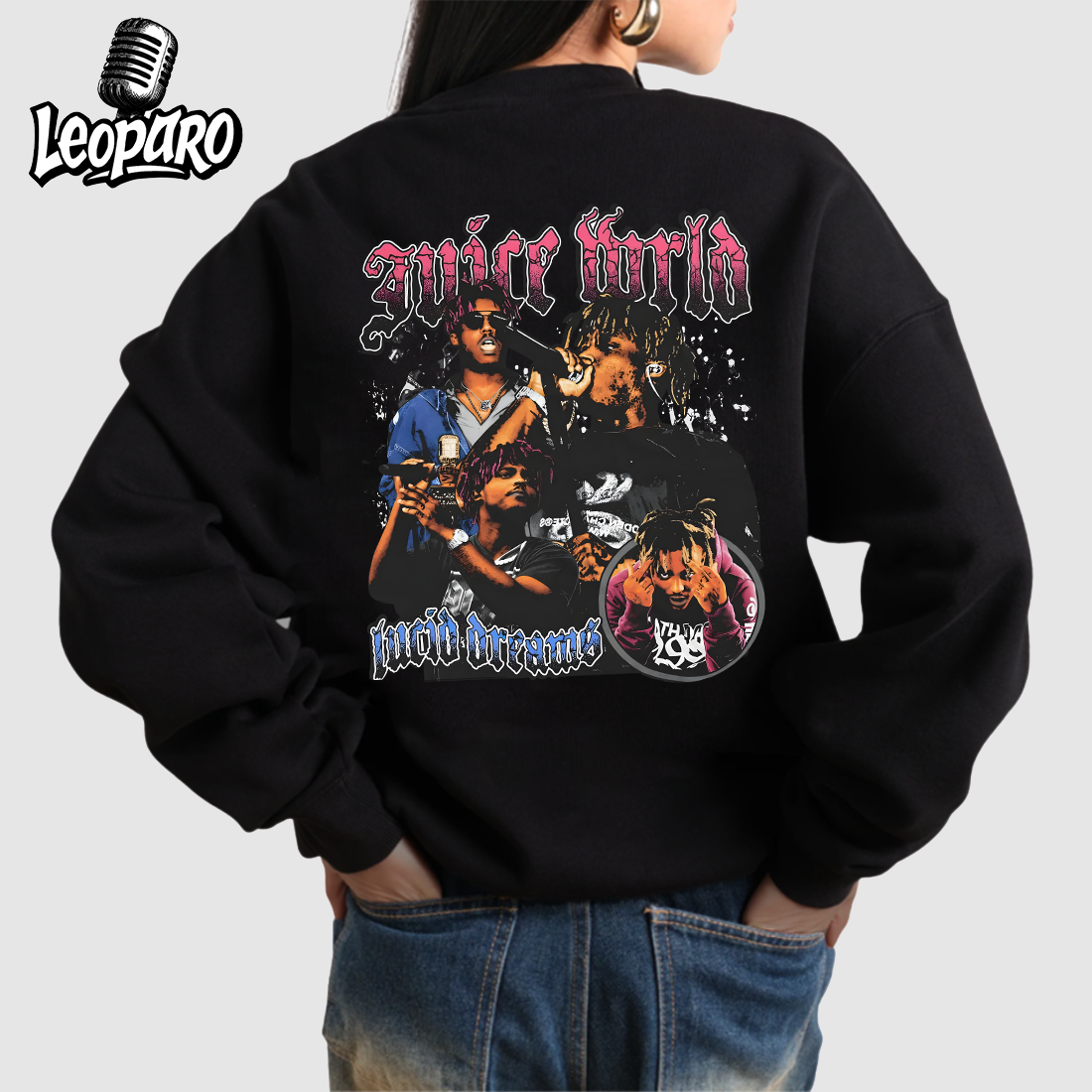 JUICE WRLD SWEATSHIRT BLACK