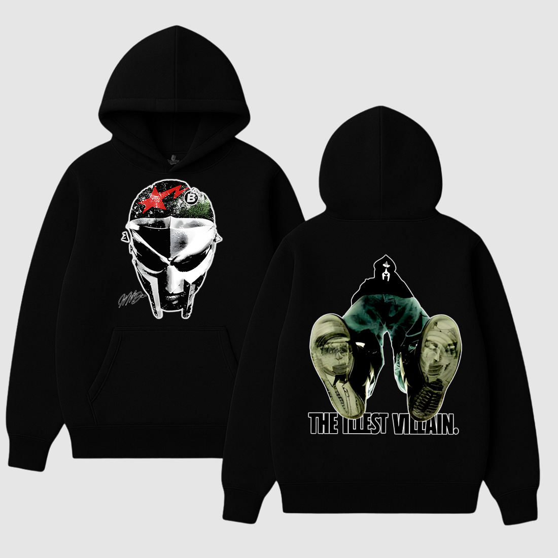 MF DOOM V3 HOODIE - [DS] - BACK