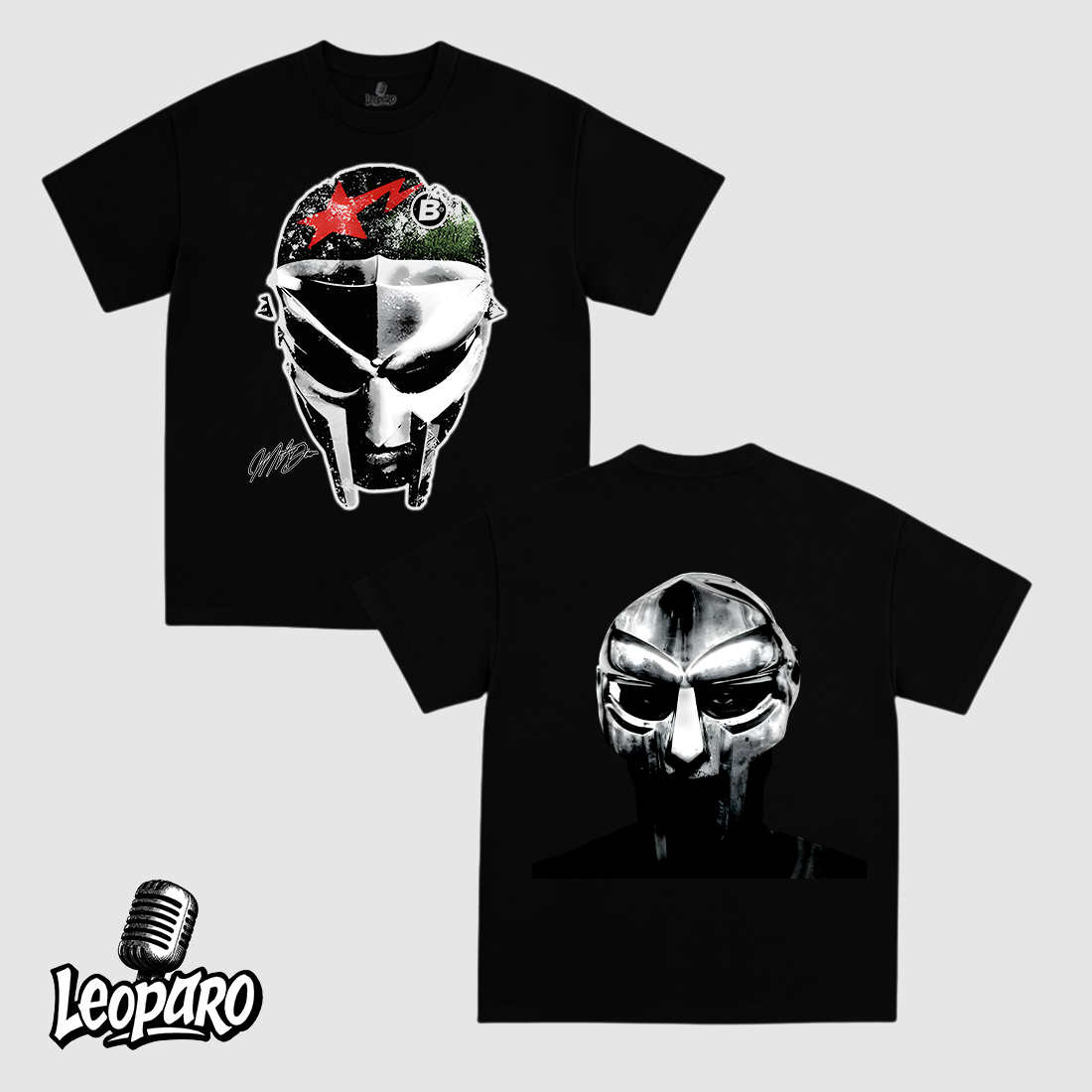 MF DOOM V3 GRAPHIC TEE BLACK 