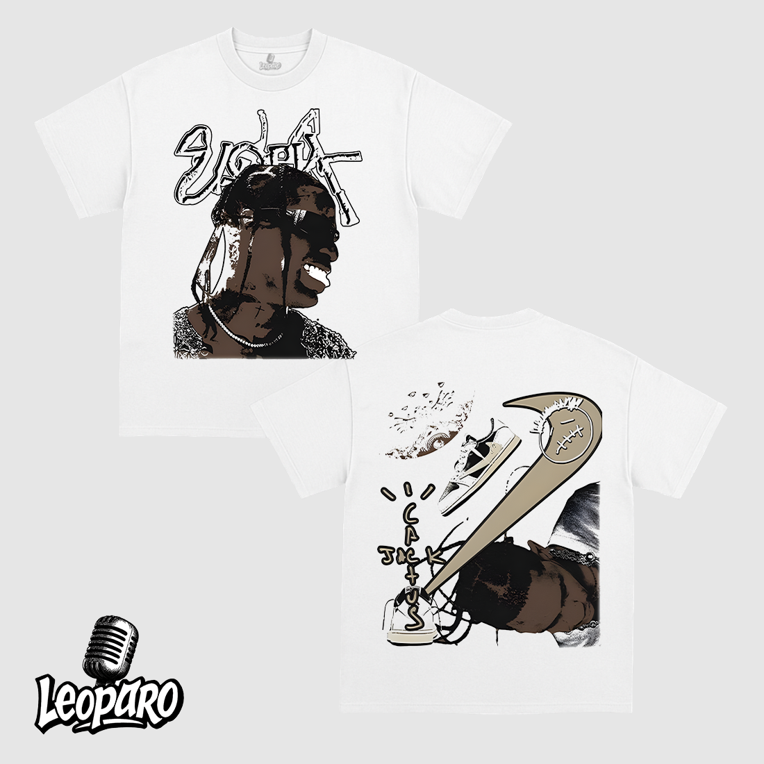 REVERSE MOCHAS TEE WHITE