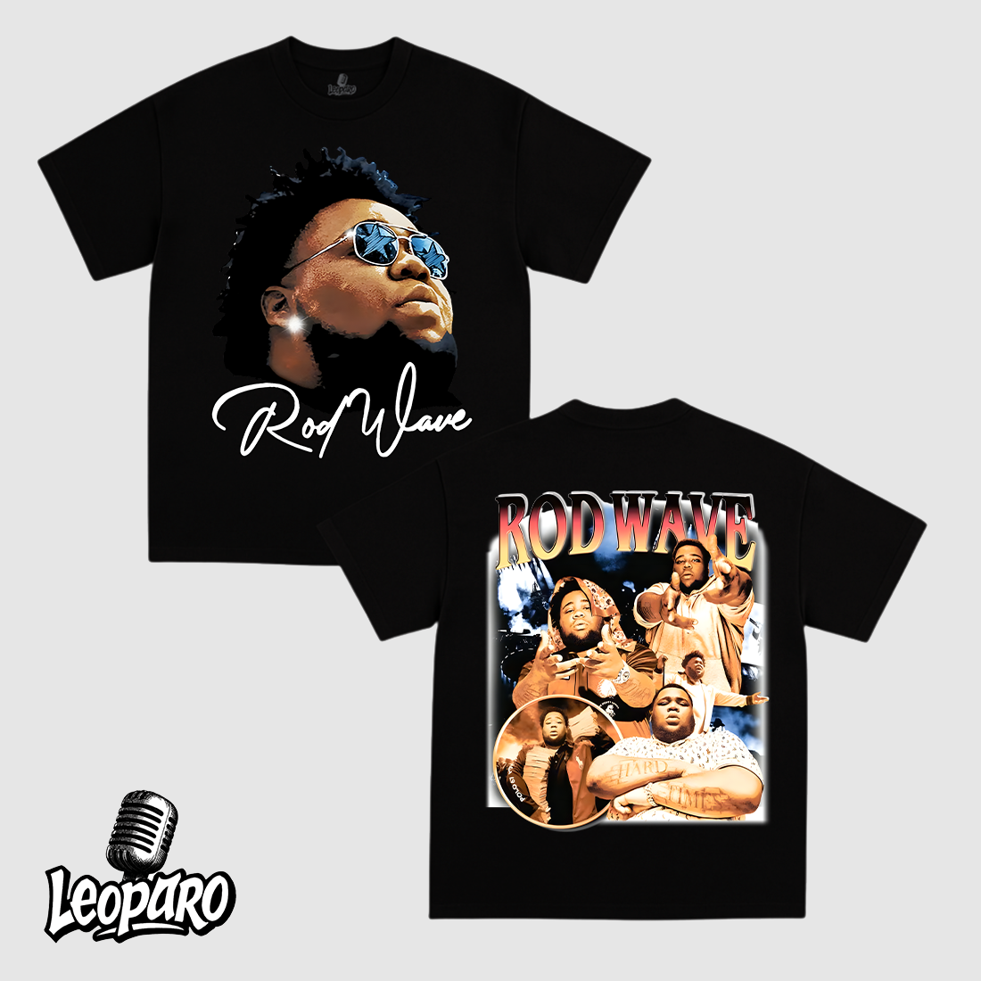ROD WAVE GRAPHIC TEE BLACK 