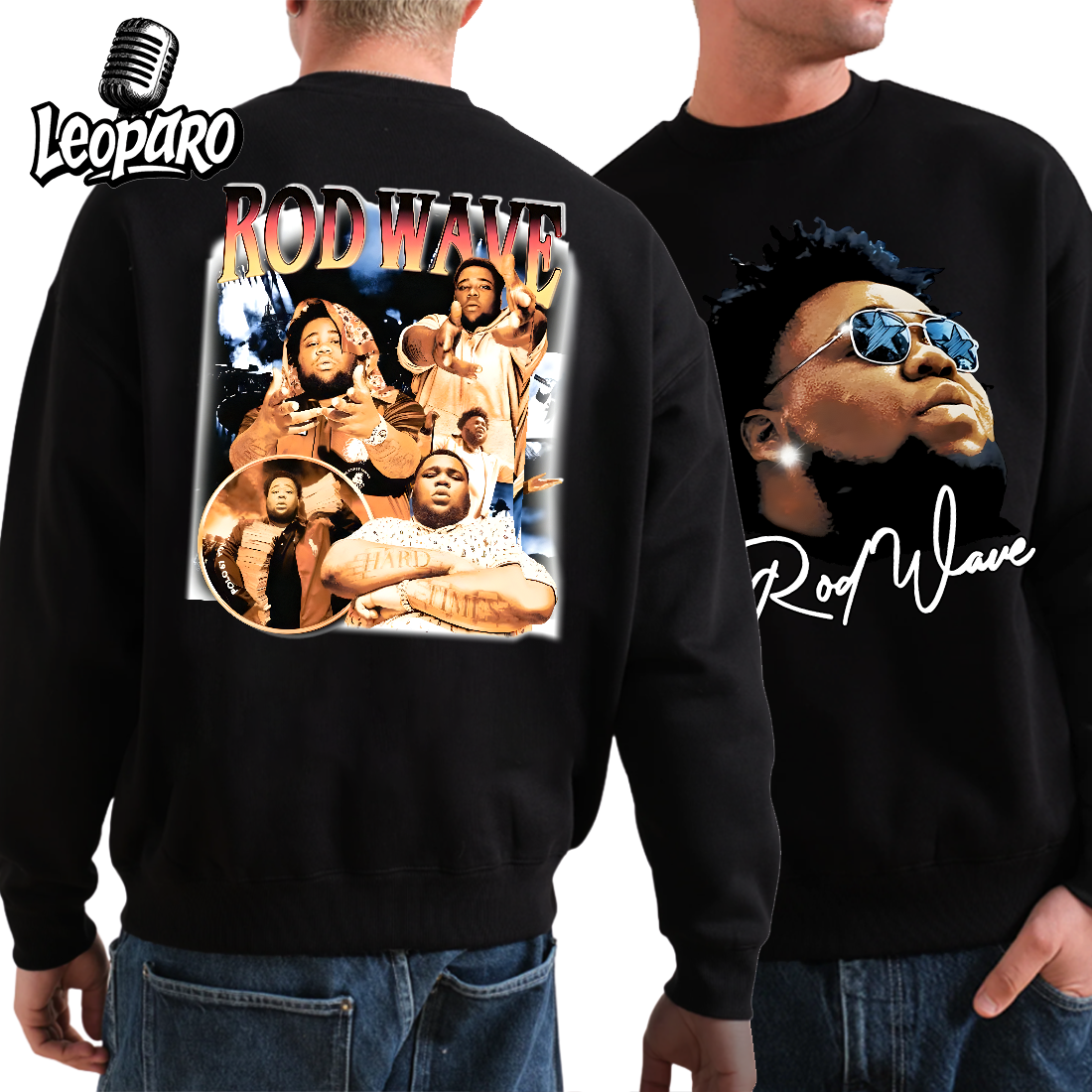 ROD WAVE SWEATSHIRT BLACK 