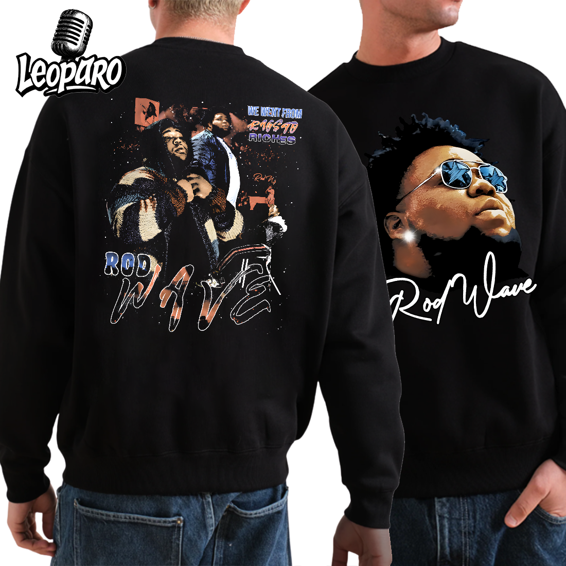 ROD WAVE BIG FACE SWEATSHIRT 