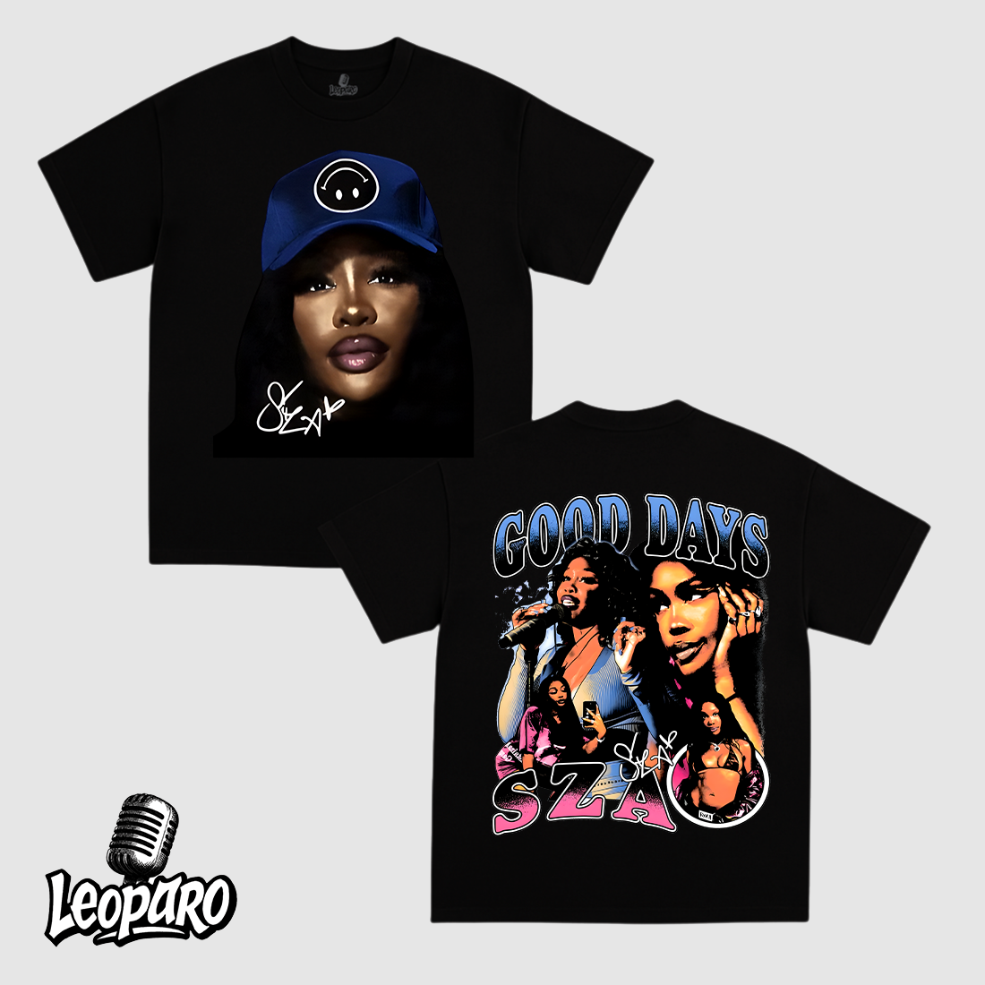 SZA GOOD DAYS GRAPHIC TEE BLACK 