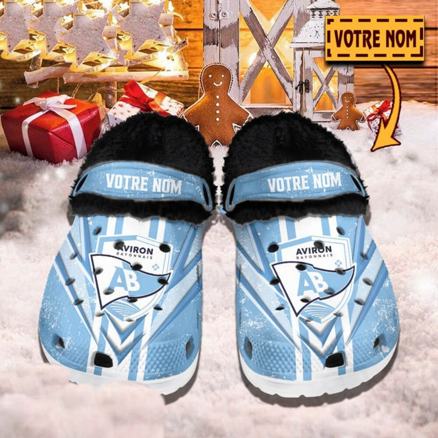 Aviron Bayonnais Fleece Crocs Clog Shoes