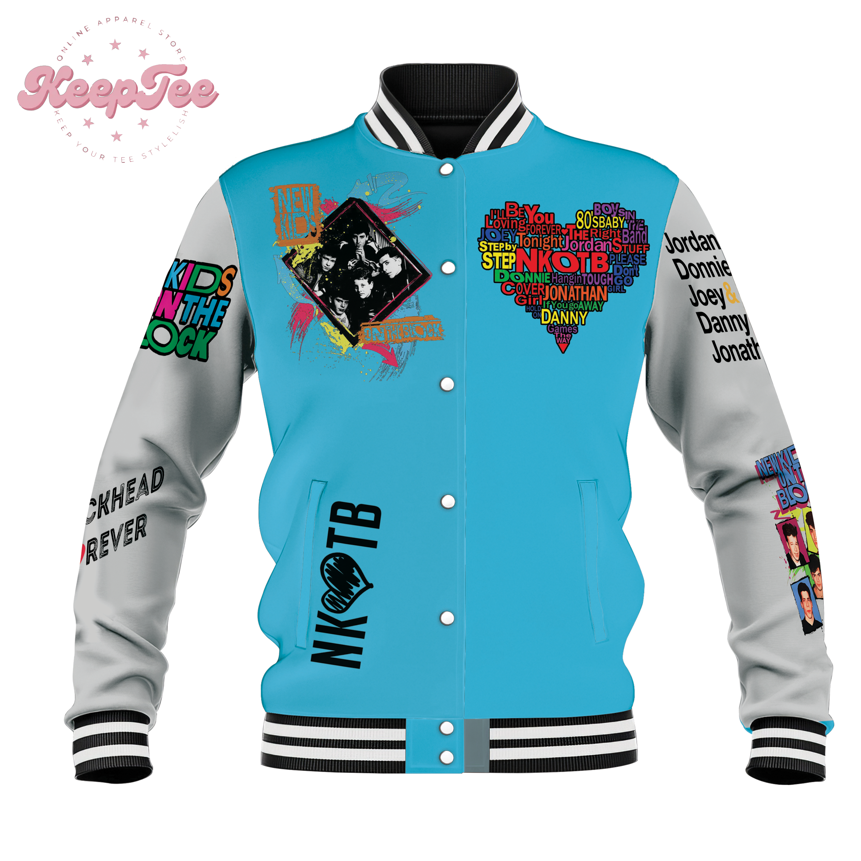 New Kids On The Block New Bomber Baseball Jacket For Fan