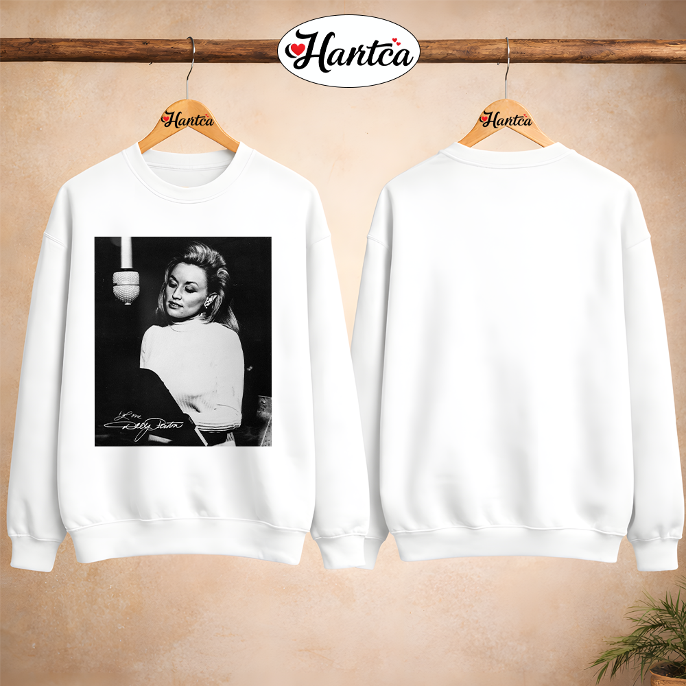 Dolly Parton Love Dolly Singing Hoodie Dolly Parton - Image 4