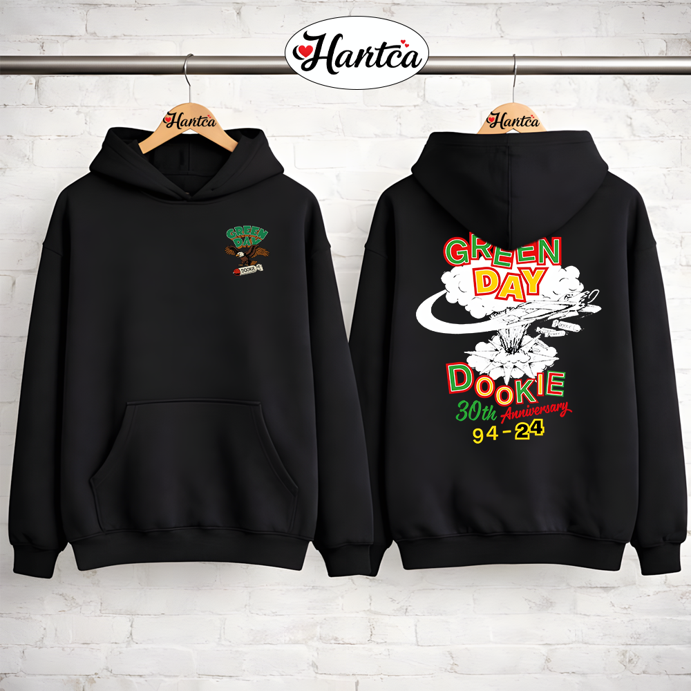 Green Day Merch Dookie 30Th Anniversary Music Hoodie