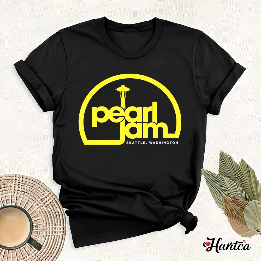 Pearl Jam Merch Needle Logo Hoodie - Image 4