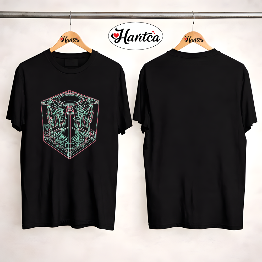 Mark Rober Merch Glitter Bomb Wireframe Shirt