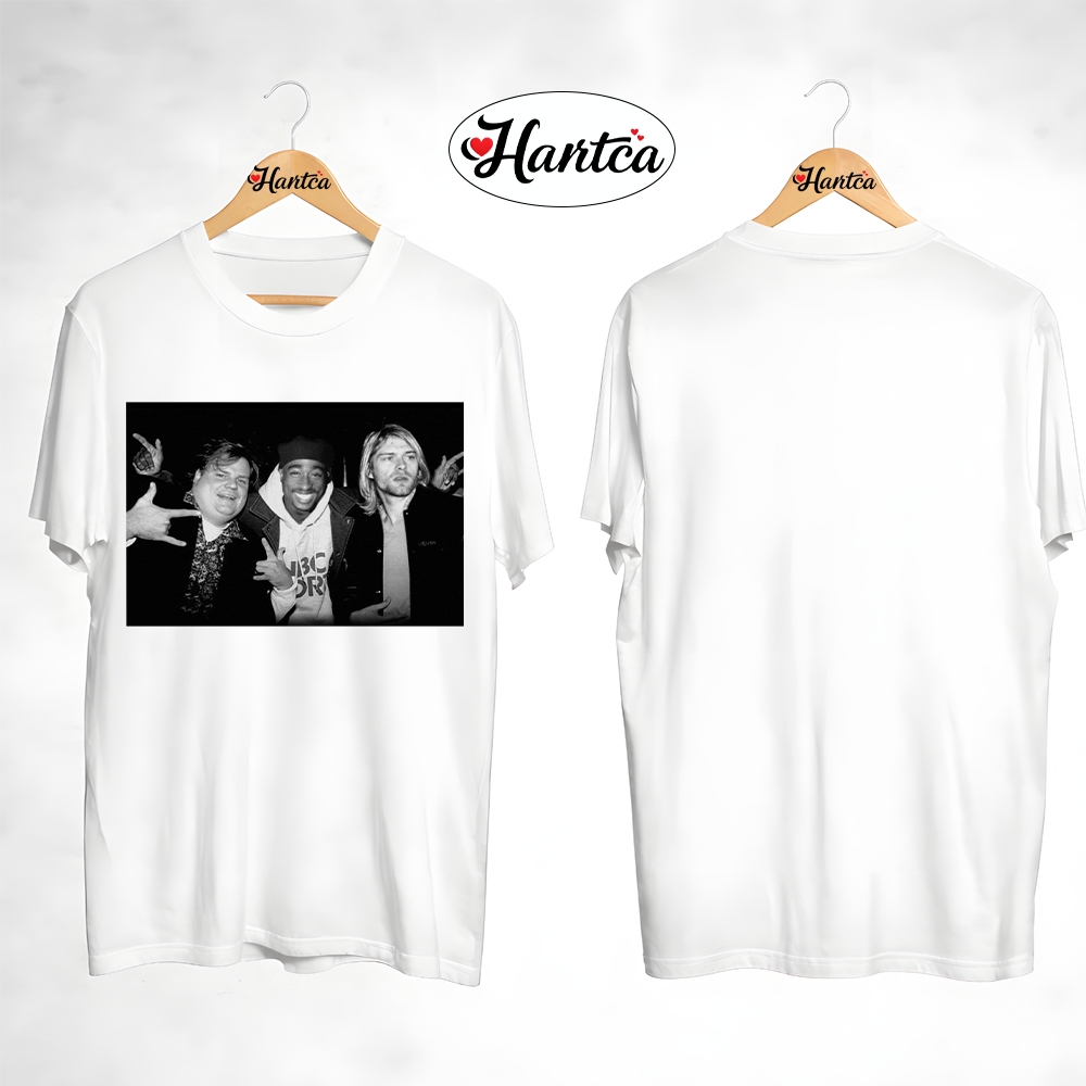 Legend Chris Farley 2Pac Shakur and Kurt Cobain Tee