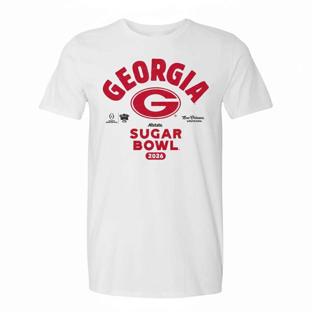 Georgia Ncaa 2026 Allstate Sugar Bowl Bound T-shirt