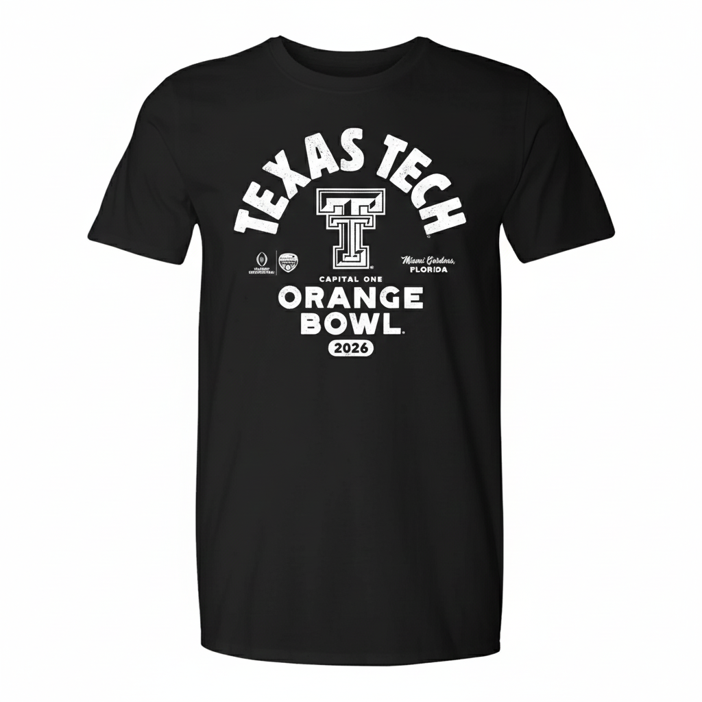 2026 Texas Tech Capital One Orange Bowl Bound T-shirt