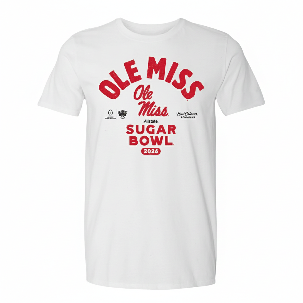 Ole Miss 2026 Allstate Sugar Bowl Bound T-shirt